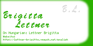 brigitta lettner business card